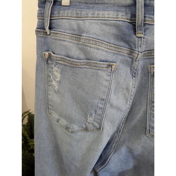 Judy Blue Mid Rise Straight Fit Women's Denim Jeans Sz 14W - Picture 11 of 15